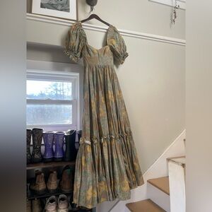 Selkie x Free People The Ritz Dress in Citrus Trip